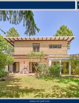 Stilvoller Bungalow im beliebten Steinbergviertel mit Aufstockung, Gartenidylle & Wintergarten - Darmstadt