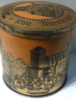 Alte Lebkuchen Blechdose Wicklein Nürnberg Vintage Sammler Deko - Amberg