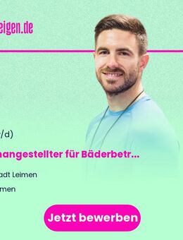 Fachangestellter für Bäderbetriebe (m/w/d) - Leimen (Baden-Württemberg)