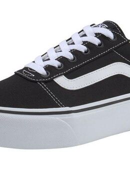 Vans Ward Platform Plateausneaker aus textilem Canvas-Material