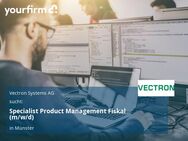 Specialist Product Management Fiskal (m/w/d) - Münster