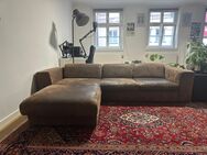 Leder Sofa / Couch braun - Nördlingen