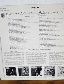 Die Rixdorfer Sänger-Bela Sanders-Erinnern Sie sich-50 Schlager von einst-Vinyl-LP,Philips - Linnich