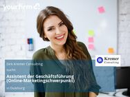 Assistent der Geschäftsführung (Online-Marketingschwerpunkt) - Duisburg