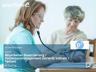 Mitarbeiter Reservierung / Patientenmanagement (m/w/d) Vollzeit / Teilzeit - Tutzing