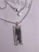 Silber Kette 925 mit Swarovski Anhänger in 16766