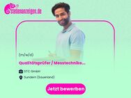 Qualitätsprüfer / Messtechniker (m/w/d) - Sundern (Sauerland)