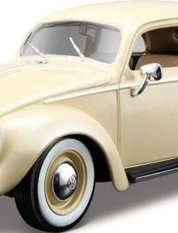 Bburago Sammlerauto Volkswagen Käfer (1955), beige, Maßstab 1:18