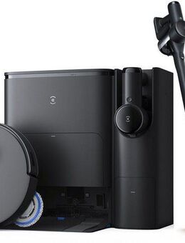 ECOVACS Nass-Trocken-Saugroboter T30S COMBO COMPLETE 2 in 1, Saugroboter und Akkustaubsauger, 60 W, OMNI Station, 9mm Mopphebesystem, 11.000pa Saugleistung