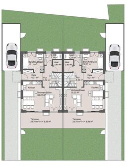 Vermietung einer Doppelhaushälfte in Töging - Töging (Inn)