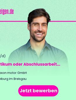 Praktikum oder Abschlussarbeit im Entwicklungslabor | Mechatronik / Maschinenbau / Informatik | SS 2026 - Freiburg (Breisgau)