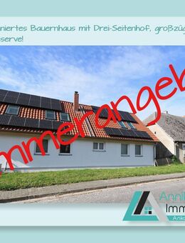 Sommerangebot- Uckermark - Ökologisch saniertes Bauernhaus mit Drei-Seitenhof, großzügigem Garten und Ausbaureserve! - Passow (Brandenburg)