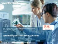Spezialist Qualitätssicherung (m/w/d) - Bonn