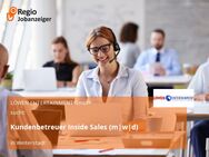 Kundenbetreuer Inside Sales (m|w|d) - Weiterstadt