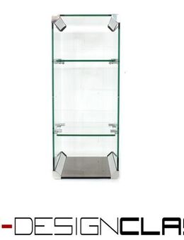 wie neu! Gallotti & Radice Glas Design Étagère Regal Vintage Edelstahl Mid-Century Vitrine - Hamminkeln Zentrum