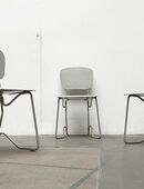 Mid Century Space Age Klappstuhl Chair Armin Wirth Aluflex in 22303