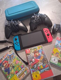 Nintendo switch mit Zubehör und Spielen - Erkrath (Fundort des Neanderthalers)
