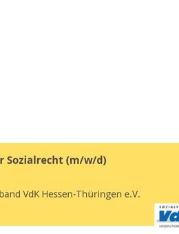 Fachberater Sozialrecht (m/w/d) - Hanau (Brüder-Grimm-Stadt)
