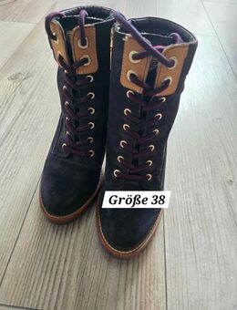 Tommy Hilfiger Stiefel mit Absatz einmal getragen, blau, größe 38 - Berlin