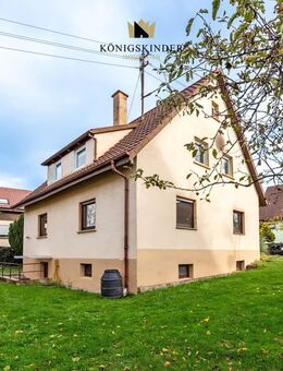 Gemütliches Einfamilienhaus+ zusätzliches Ausbaupotenzial, herrlicher Garten, viel Platz in top Lage - Großbettlingen