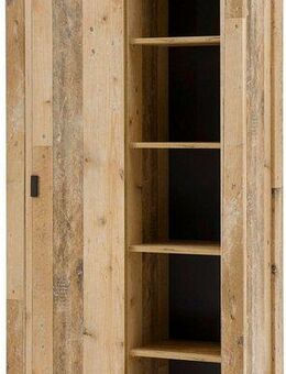 Home affaire Regal SHERWOOD, modernes Holz Dekor, mit Scheunentorbeschlag aus Metall, Höhe 201 cm