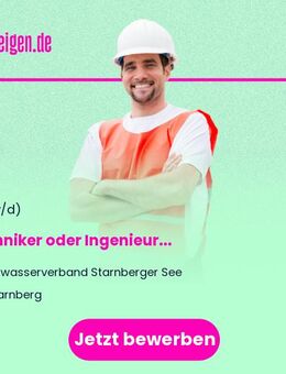 Techniker oder Ingenieur (m/w/d) - Starnberg