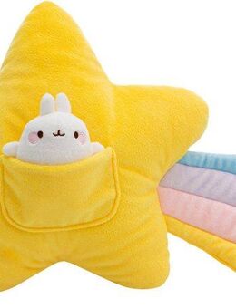 Nici Kuscheltier Molang, Kissen Molang Sternschnuppe 40x28 cm