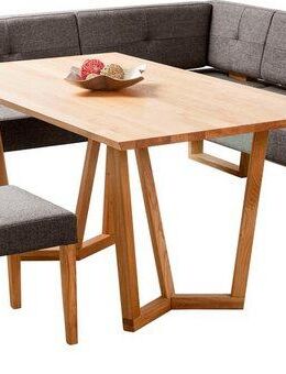 Home affaire Eckbankgruppe Ponza Eckbank Küchenbank BESTSELLER, (Set, 4-tlg), Sitzgruppe Esszimmer Stühle Tisch und Bank bequem gepolstert