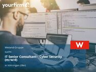 IT Senior Consultant - Cyber Security (m/w/d) - Vöhringen (Bayern)
