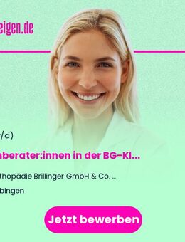 Fachberater:innen in der BG-Klinik (m/w/d) - Tübingen