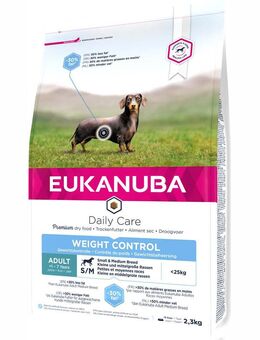 Eukanuba Daily Care Weight Control Small/Medium Adult Dog - 2,3 kg