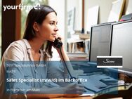 Sales Specialist (m/w/d) im Backoffice - Frankfurt (Main)