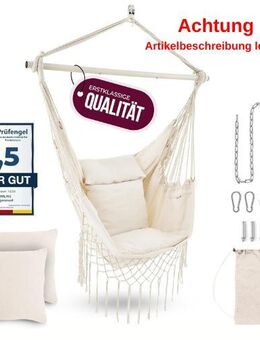 HEIMLING Hängesessel XXL Hängesessel Hängematte Balkon beige #H42 - Birkenfeld (Baden-Württemberg)