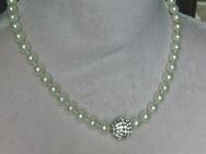 Silberschmuck, Halskette Perle mit attraktiven Schmuckanhänger - Stemmen
