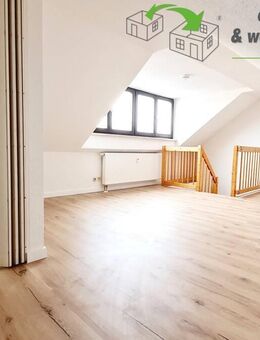 Frisch renovierte 3-Raum-Maisonette-Wohnung mit EBK, 2 Tageslichtbädern, Stellplatz & Abstellraum - Chemnitz