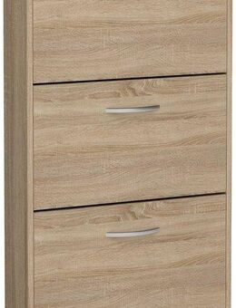FMD Schuhschrank Step 3 Breite 58,5 cm, Tief 17 cm, mit 3 Klappen, Schuhkipper