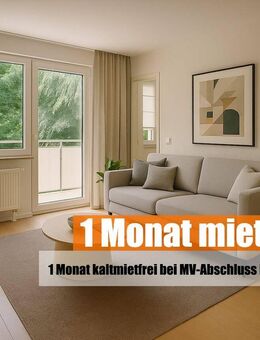 gemütliche 2-Zimmer mit großem Balkon. 1 Monat kaltmietfrei bei MV-Abschluss bis zum 31.10.25 - Chemnitz