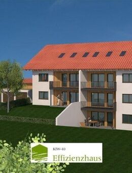 * Neubauprojekt in Drachselsried * Herrliche 3-Zimmer-ETW, OG, KfW40 mit Balkon und Garage - Drachselsried