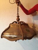 Lampenschirm Holz / Glas 6-flammig in 94474