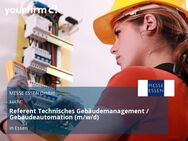 Referent Technisches Gebäudemanagement / Gebäudeautomation (m/w/d) - Essen