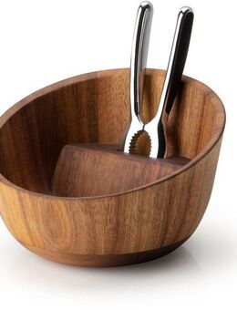 Continenta Schale, Holzwerkstoff, (1-tlg), mit Qualitätsknacker, Akazie 19,5x19x12,5 cm