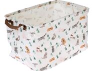 TIAKI Spielzeug-Aufbewahrungskorb „Lustige Winterkatzen“ - L 38 x B 26 x H 22 cm