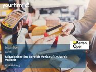 Mitarbeiter im Bereich Verkauf (m/w/d) Vollzeit - Heidelberg