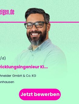 Entwicklungsingenieur KI (m/w/d) - Fronhausen