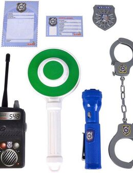 SIMBA Spielzeug-Polizei Einsatzset Verkehrspolizei, (Set, 7-tlg)