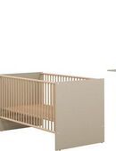 trendteam Babymöbel-Set Beja, (Set, 3-tlg), Gitterbett, Wickelkommode und Kleiderschrank - silberfarbene Griffe in 00000