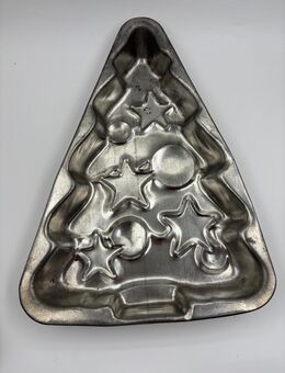 Backform Weihnachten – Tannenbaum aus Aluminium, groß ca. 40 × 28 - Dossenheim