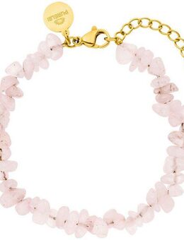Purelei Armband Schmuck Geschenk Rose Quartz Armschmuck Armkette, 23381, mit Rosenquarz