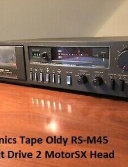 HIFI - KompoKassetten Tape RS -M 45 Serie NR: CFO 17686 Ab Lager 2Rückseite Din Norm Anschluss Remote Fernbedienung - Dübendorf