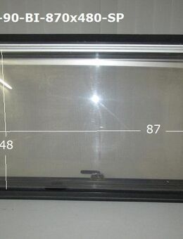 Hobby Wohnwagenfenster 87 x 48 gebr. (Fliegengitterrahmen) Sonder - Schotten Zentrum